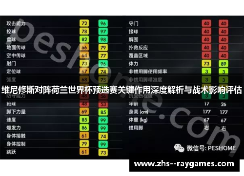 维尼修斯对阵荷兰世界杯预选赛关键作用深度解析与战术影响评估 维尼修斯对阵荷兰世界杯预选赛关键作用深度解析与战术影响评估